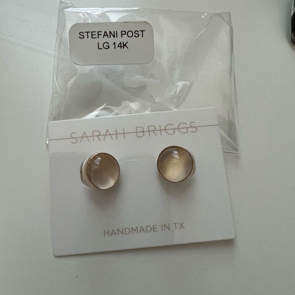 Sarah Briggs Luxe Post earrings 14k gold